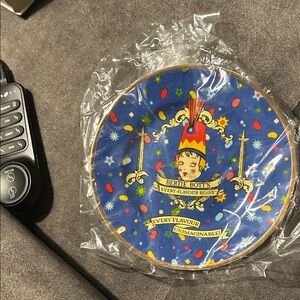 Every Flavour Beans Decorative Party Plate - Blue